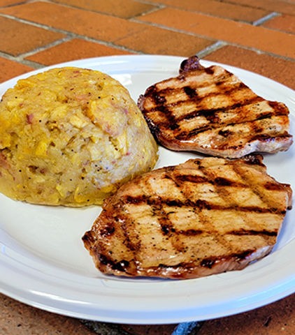 Restaurante - chuleta-mofongo