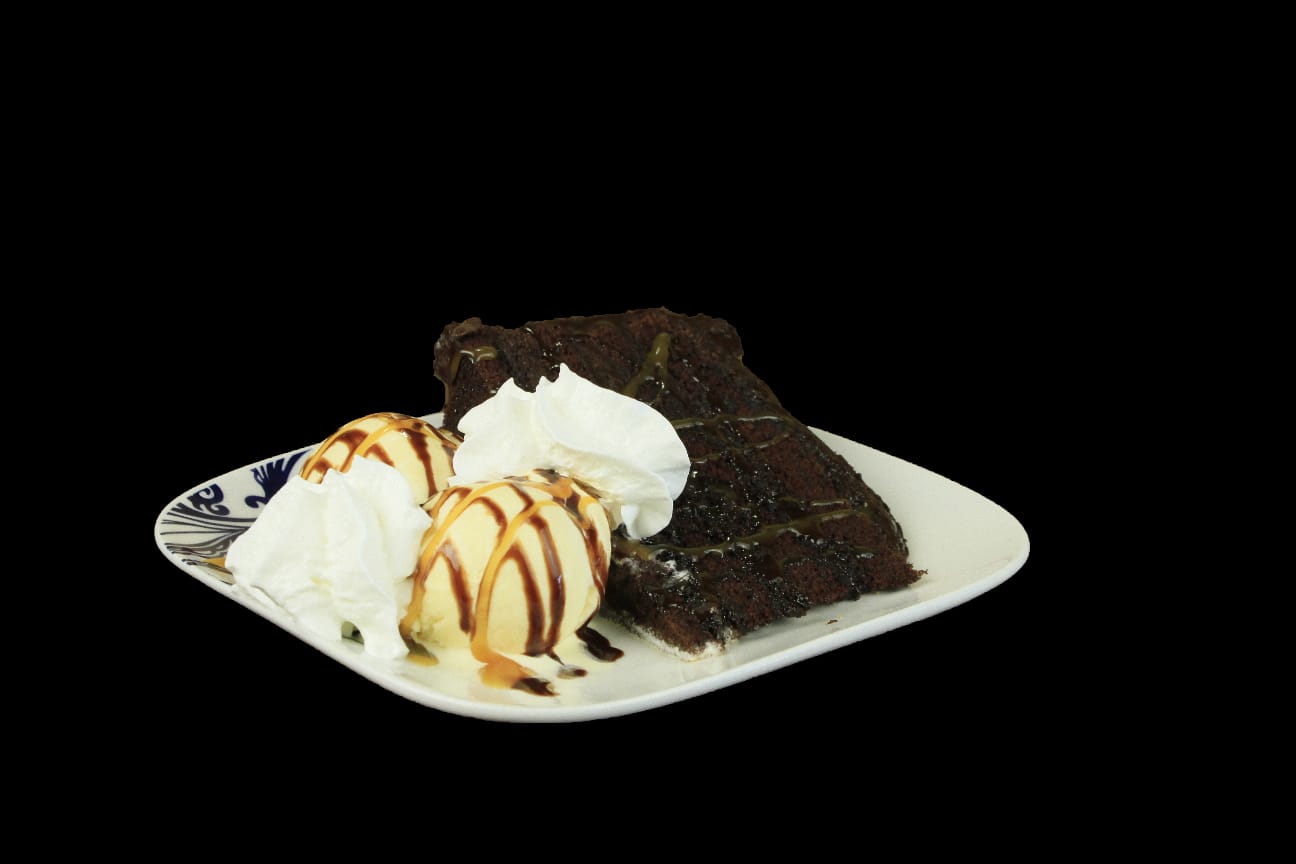 Bizcocho de Chocolate con mantecado